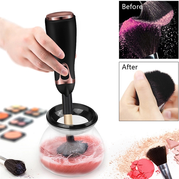 Luxury Fully Automatic Electric Makeup Brush Cleaner - Luxury Fully Automatic Electric Makeup Brush Cleaner - Image 2 of 8
