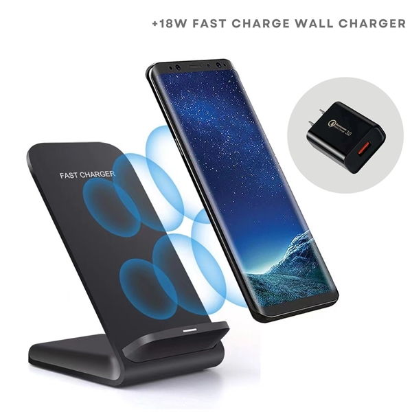 Wireless Charger *Fast Charge* + 18W ETL listed wall Adapter - Wireless Charger *Fast Charge* + 18W ETL listed wall Adapter - Image 0 of 9
