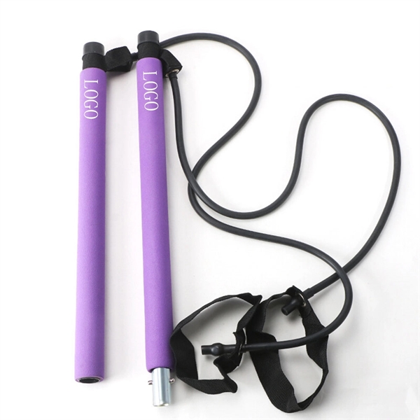 Portable Yoga Pilates Bar with Resistance Bands - Portable Yoga Pilates Bar with Resistance Bands - Image 0 of 1