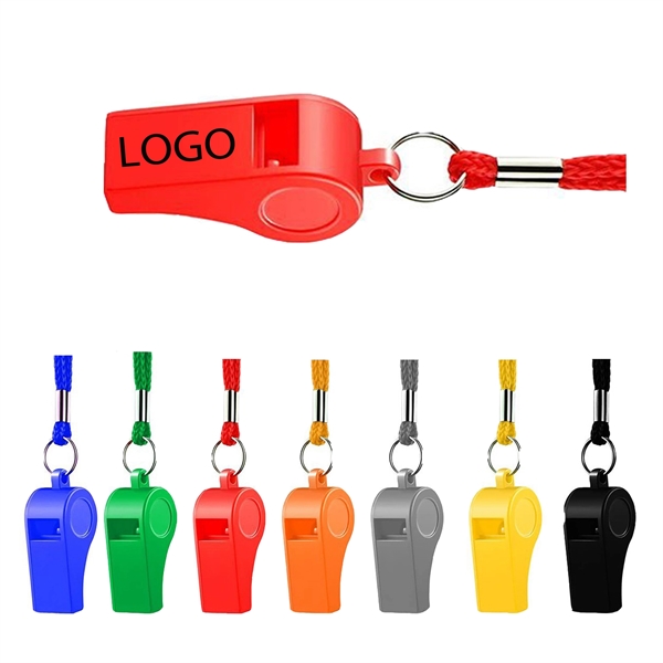 Customizable Multicolor Plastic Whistle - Customizable Multicolor Plastic Whistle - Image 0 of 1
