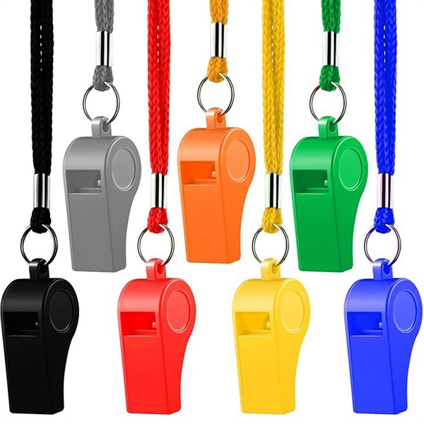 Customizable Multicolor Plastic Whistle - Customizable Multicolor Plastic Whistle - Image 1 of 1