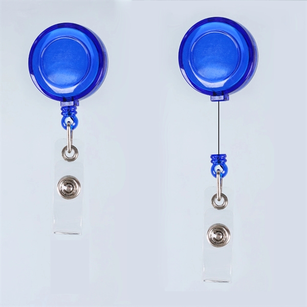 Retractable Badge Holder with Belt Clip Key Ring - Retractable Badge Holder with Belt Clip Key Ring - Image 1 of 3
