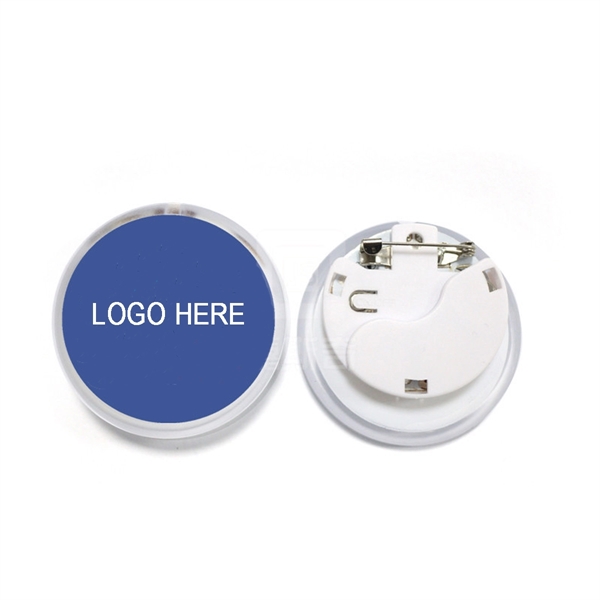 Light Up Button Badge 2" - Light Up Button Badge 2" - Image 2 of 2