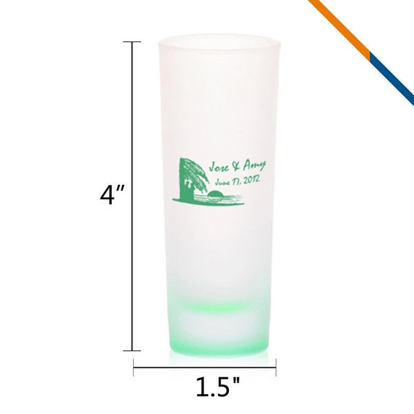 Sacha Frosted Shooter Shot Glasses - Sacha Frosted Shooter Shot Glasses - Image 2 of 9