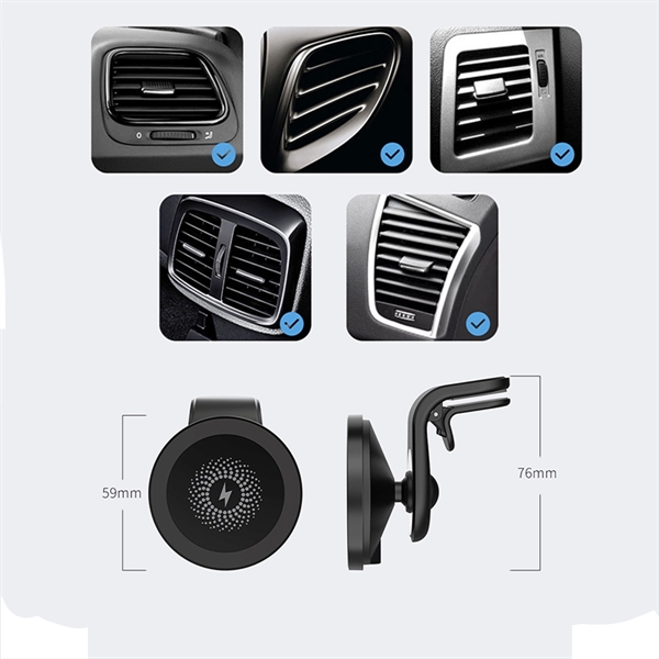 Magnetic Car Mounted Wireless Charger - Magnetic Car Mounted Wireless Charger - Image 1 of 1