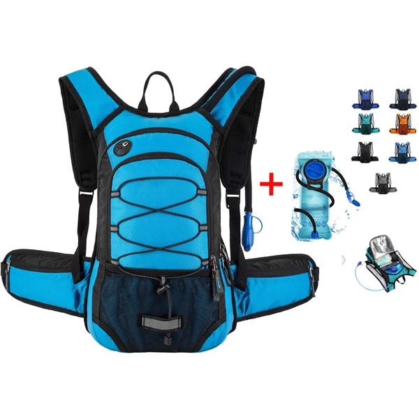 Hydration Backpack with 2L Water Bladder - Hydration Backpack with 2L Water Bladder - Image 0 of 5