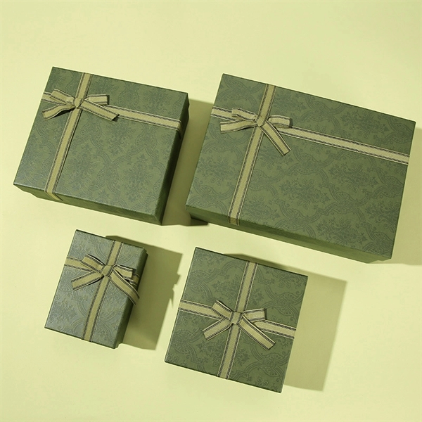Green Christmas Empty Gift Box - Green Christmas Empty Gift Box - Image 1 of 4