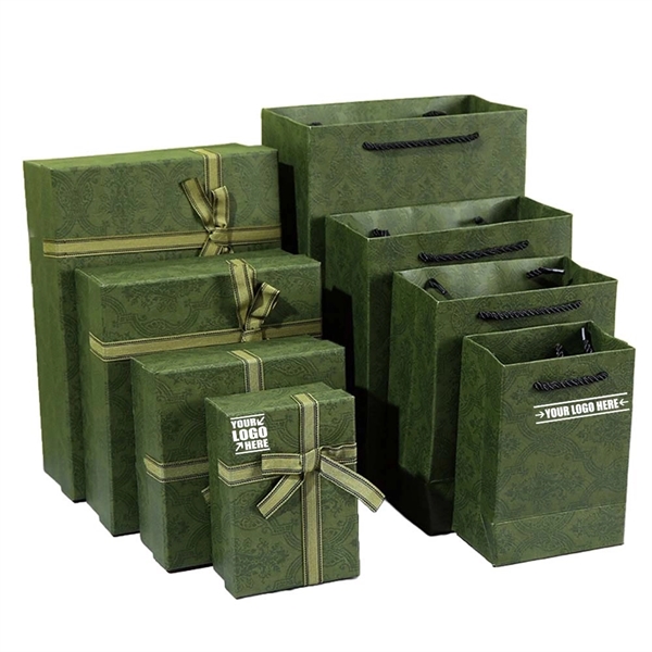 Green Christmas Empty Gift Box - Green Christmas Empty Gift Box - Image 0 of 4