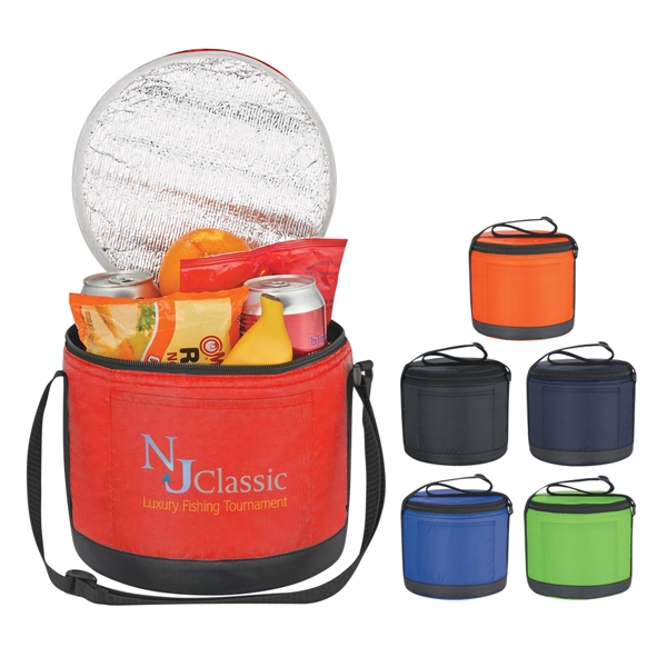 Cans-To-Go Round Cooler Bag - Cans-To-Go Round Cooler Bag - Image 0 of 16