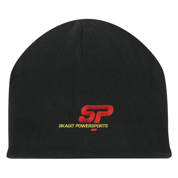 Double Layer Fleece Beanie - Double Layer Fleece Beanie - Image 1 of 6