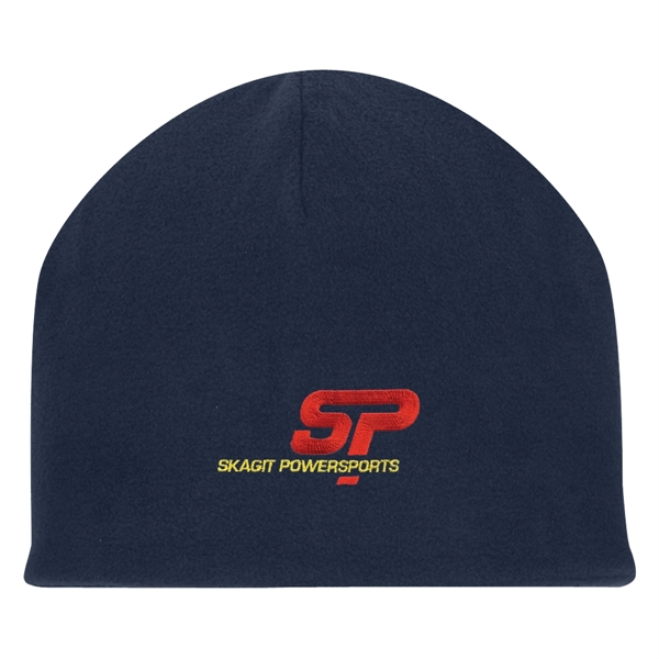 Double Layer Fleece Beanie - Double Layer Fleece Beanie - Image 3 of 6