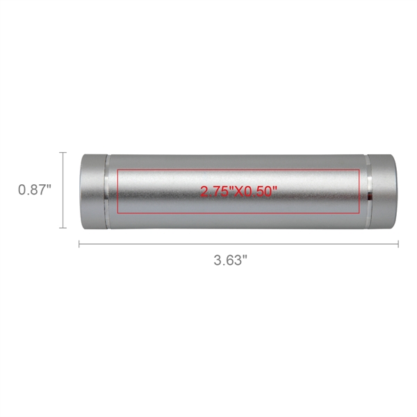 Edgewater Classic Cylinder Power Bank - Edgewater Classic Cylinder Power Bank - Image 17 of 17