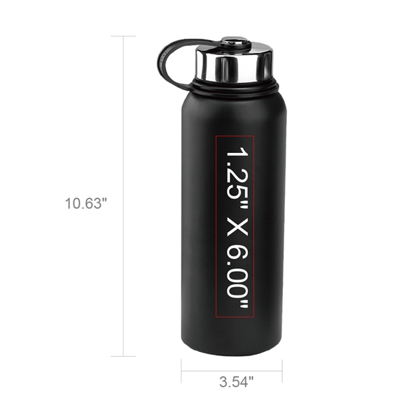 Redwood 40oz Stainless Steel Water Bottle - Redwood 40oz Stainless Steel Water Bottle - Image 13 of 20