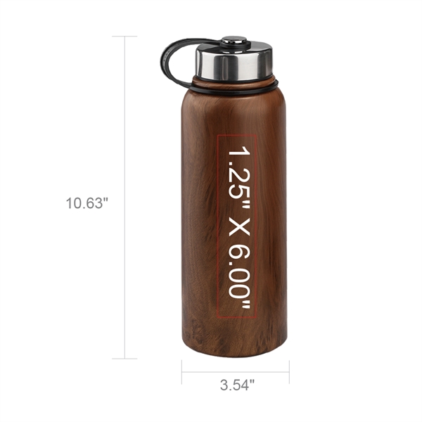 Redwood 40oz Stainless Steel Water Bottle - Redwood 40oz Stainless Steel Water Bottle - Image 19 of 20