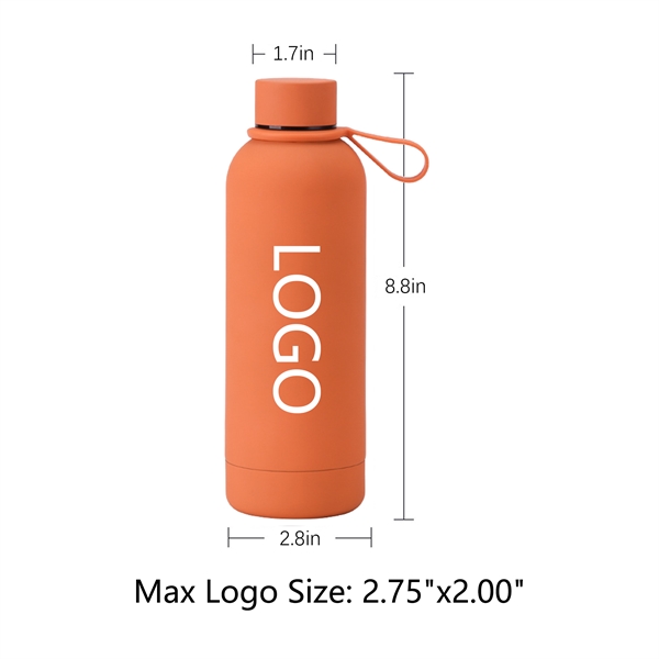 16oz Stainless Steel Thermos with Handle - 16oz Stainless Steel Thermos with Handle - Image 1 of 1