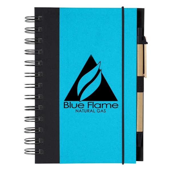 Eco-Inspired Spiral Notebook & Pen - Eco-Inspired Spiral Notebook & Pen - Image 1 of 21