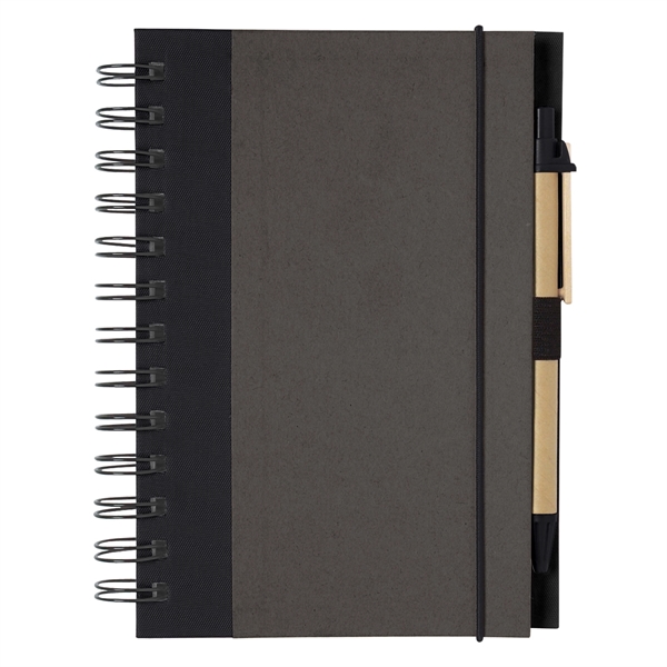 Eco-Inspired Spiral Notebook & Pen - Eco-Inspired Spiral Notebook & Pen - Image 4 of 21