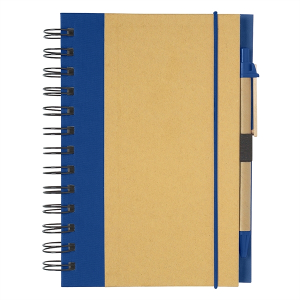 Eco-Inspired Spiral Notebook & Pen - Eco-Inspired Spiral Notebook & Pen - Image 11 of 21