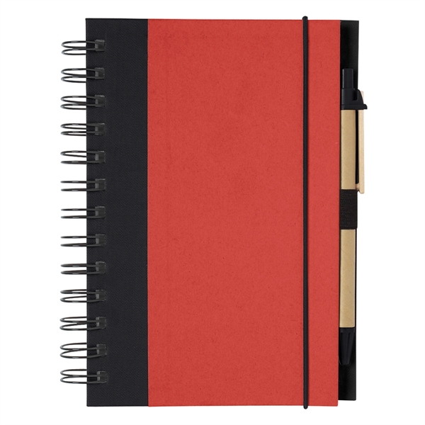 Eco-Inspired Spiral Notebook & Pen - Eco-Inspired Spiral Notebook & Pen - Image 19 of 21