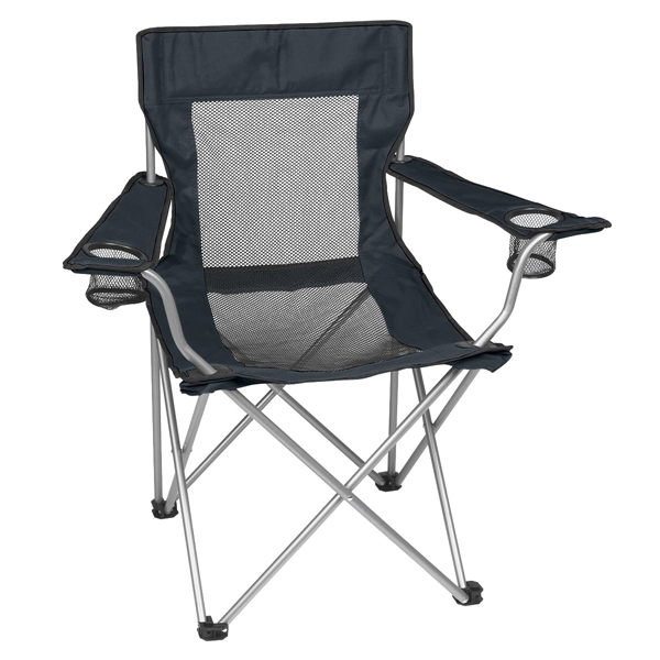Mesh Folding Chair With Carrying Bag - Mesh Folding Chair With Carrying Bag - Image 1 of 7