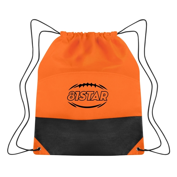 Non-Woven Two-Tone Drawstring Sports Pack - Non-Woven Two-Tone Drawstring Sports Pack - Image 2 of 12