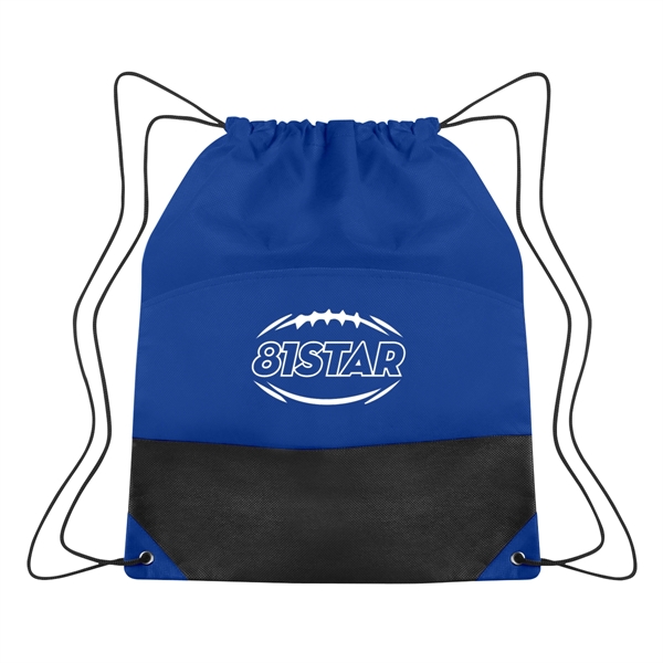Non-Woven Two-Tone Drawstring Sports Pack - Non-Woven Two-Tone Drawstring Sports Pack - Image 4 of 12