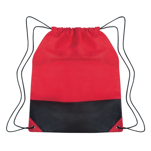 Non-Woven Two-Tone Drawstring Sports Pack - Non-Woven Two-Tone Drawstring Sports Pack - Image 11 of 12