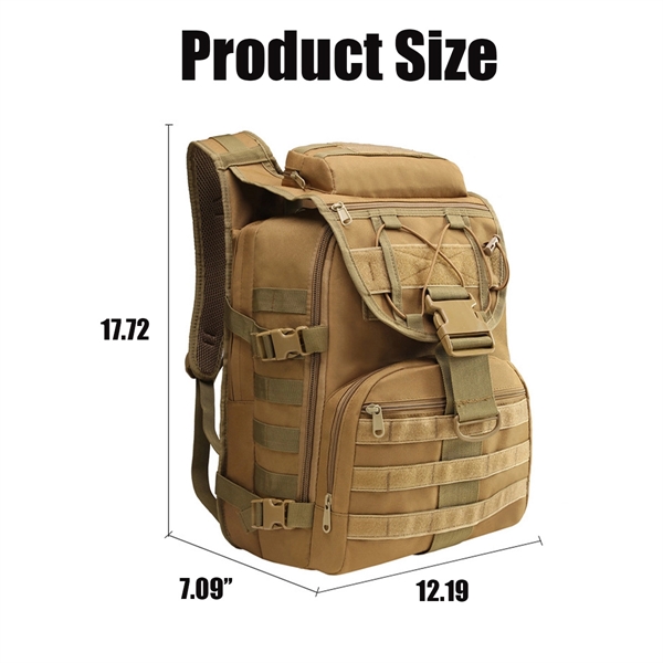 Custom Military Tactical Assault Trekking Backpack - Custom Military Tactical Assault Trekking Backpack - Image 1 of 6