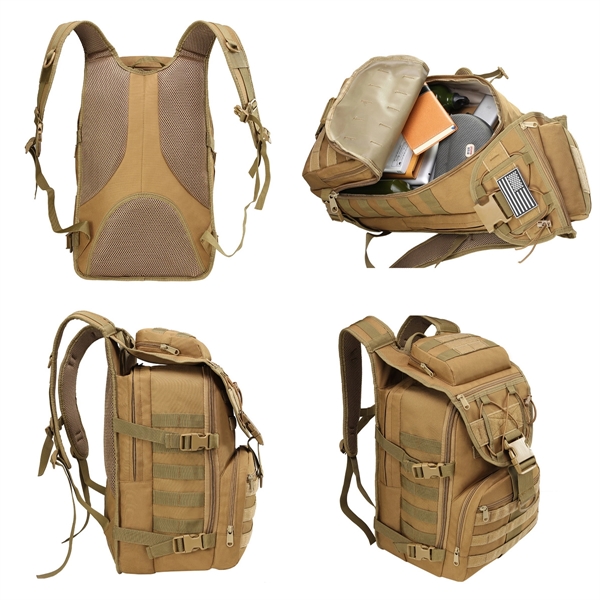 Custom Military Tactical Assault Trekking Backpack - Custom Military Tactical Assault Trekking Backpack - Image 2 of 6