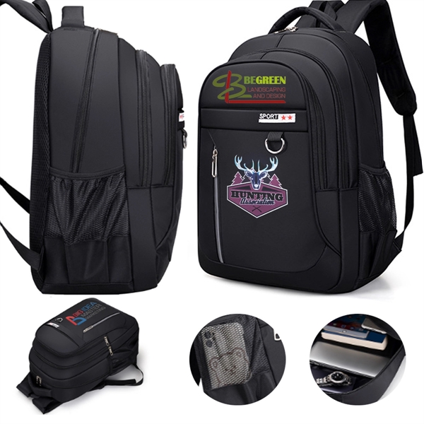 Large Capacity Portability School Travel Laptop Backpack - Large Capacity Portability School Travel Laptop Backpack - Image 2 of 6