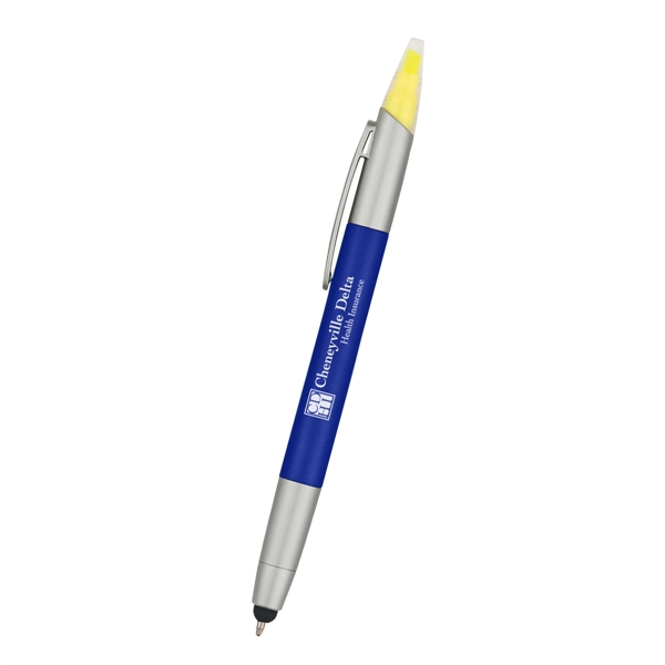 3-In-1 Pen With Highlighter and Stylus - 3-In-1 Pen With Highlighter and Stylus - Image 5 of 12