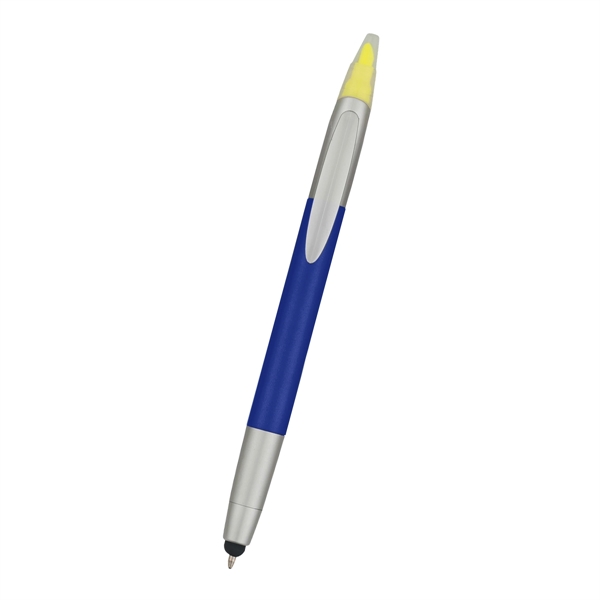 3-In-1 Pen With Highlighter and Stylus - 3-In-1 Pen With Highlighter and Stylus - Image 4 of 12