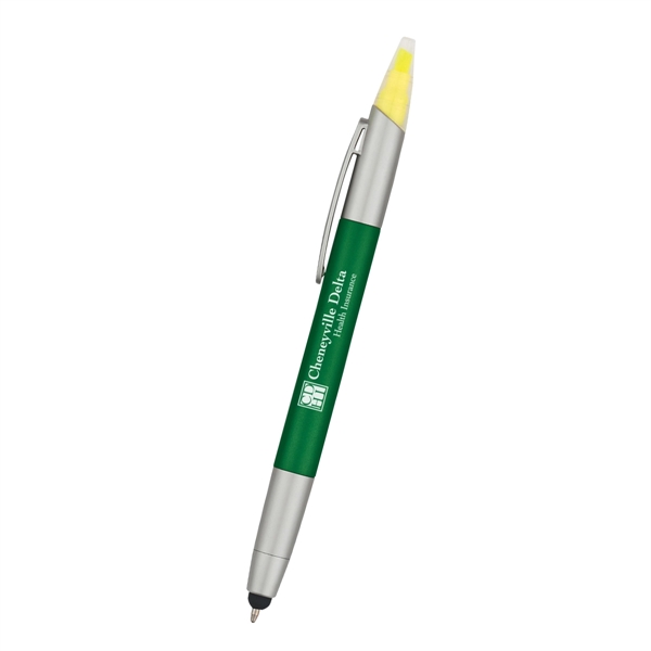 3-In-1 Pen With Highlighter and Stylus - 3-In-1 Pen With Highlighter and Stylus - Image 7 of 12
