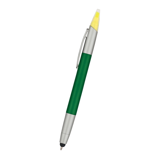 3-In-1 Pen With Highlighter and Stylus - 3-In-1 Pen With Highlighter and Stylus - Image 9 of 12