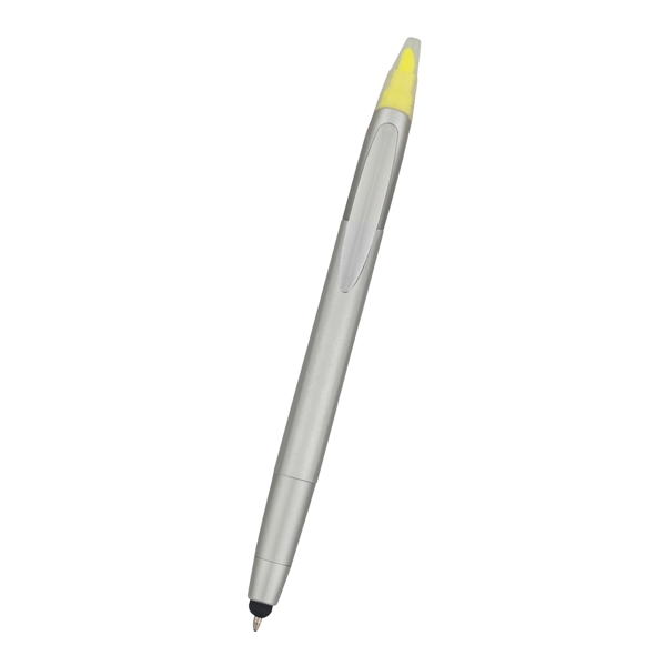3-In-1 Pen With Highlighter and Stylus - 3-In-1 Pen With Highlighter and Stylus - Image 11 of 12