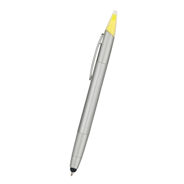 3-In-1 Pen With Highlighter and Stylus - 3-In-1 Pen With Highlighter and Stylus - Image 12 of 12