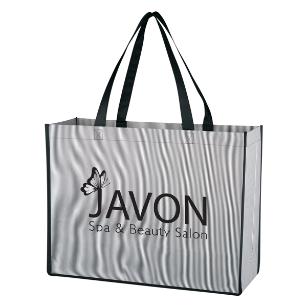 Matte Laminated Non-Woven Bahama Tote Bag - Matte Laminated Non-Woven Bahama Tote Bag - Image 2 of 11
