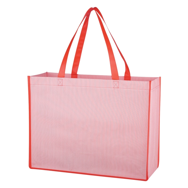 Matte Laminated Non-Woven Bahama Tote Bag - Matte Laminated Non-Woven Bahama Tote Bag - Image 6 of 11