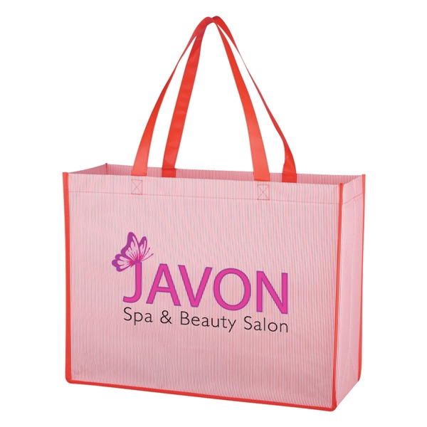 Matte Laminated Non-Woven Bahama Tote Bag - Matte Laminated Non-Woven Bahama Tote Bag - Image 7 of 11