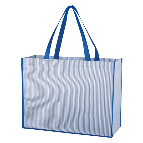 Matte Laminated Non-Woven Bahama Tote Bag - Matte Laminated Non-Woven Bahama Tote Bag - Image 9 of 11