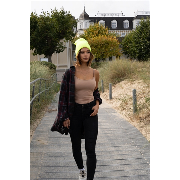 Luminescent Safety Acrylic Beanie - Luminescent Safety Acrylic Beanie - Image 1 of 6