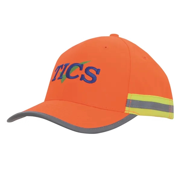 Hi-Vis Cap with Reflective Tape - Hi-Vis Cap with Reflective Tape - Image 0 of 0