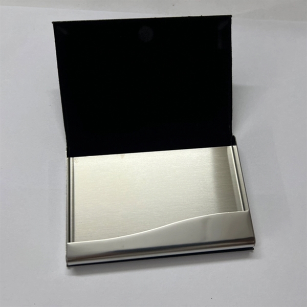 Stainless Steel Business Card Holder - Stainless Steel Business Card Holder - Image 2 of 2