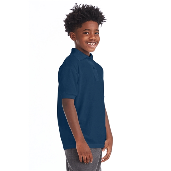 Hanes Youth EcoSmart® Jersey Knit Polo - Hanes Youth EcoSmart® Jersey Knit Polo - Image 39 of 62