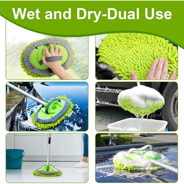 Car Wash Brush Kit Mitt Mop - Car Wash Brush Kit Mitt Mop - Image 3 of 7