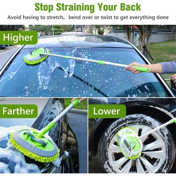 Car Wash Brush Kit Mitt Mop - Car Wash Brush Kit Mitt Mop - Image 7 of 7