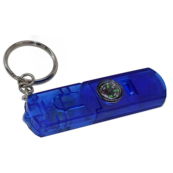 Safety Whistle Key Light With Compass - Safety Whistle Key Light With Compass - Image 2 of 9