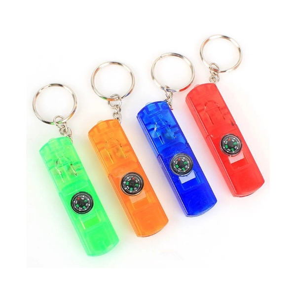 Safety Whistle Key Light With Compass - Safety Whistle Key Light With Compass - Image 7 of 9
