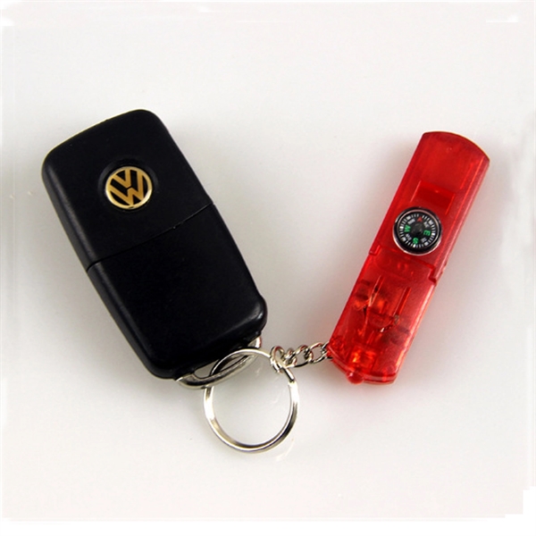 Safety Whistle Key Light With Compass - Safety Whistle Key Light With Compass - Image 8 of 9