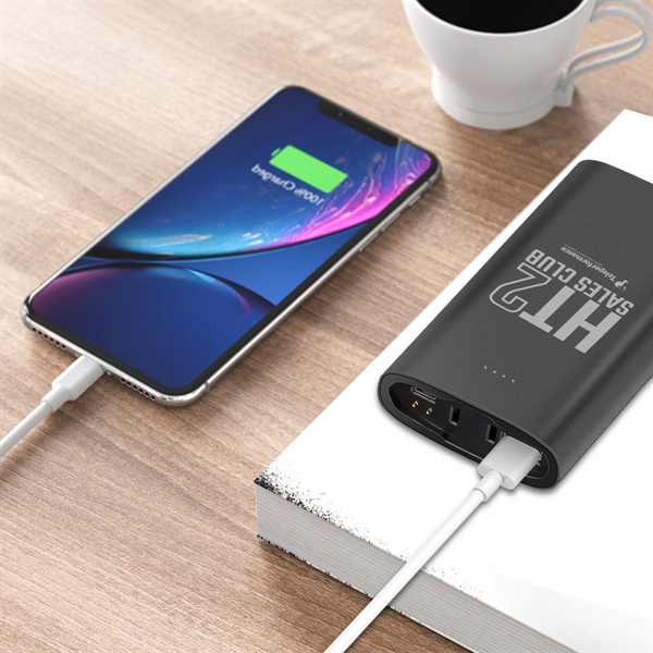 Ormesa 10,000mAh Power Bank with Wall Charger Adapter - Ormesa 10,000mAh Power Bank with Wall Charger Adapter - Image 4 of 9